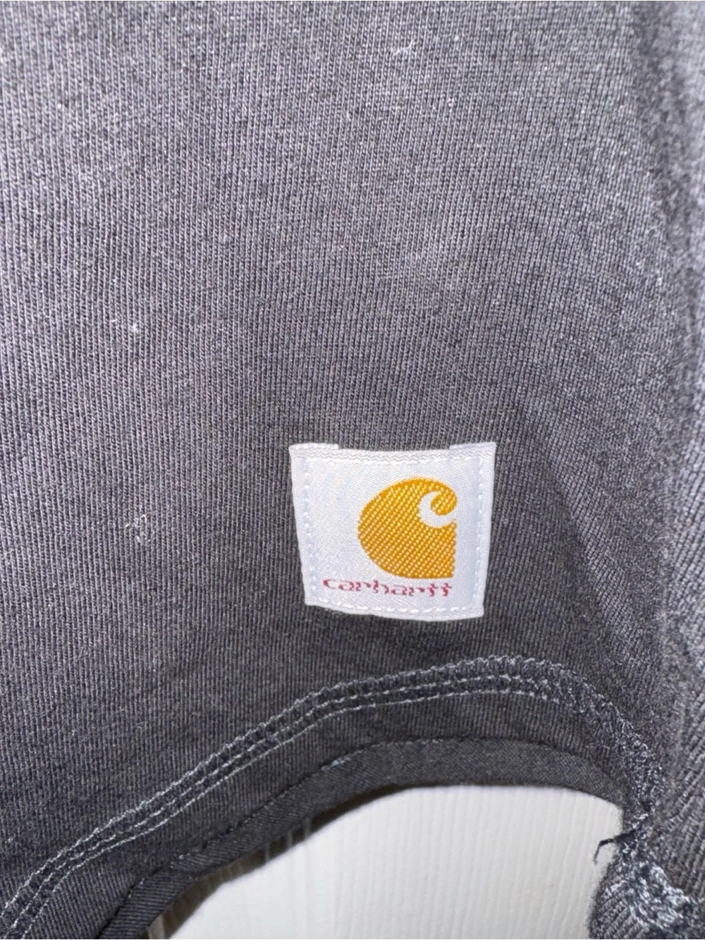 Carhartt Men’s Black Muscle Tee Tank Top - Picture 4 of 6